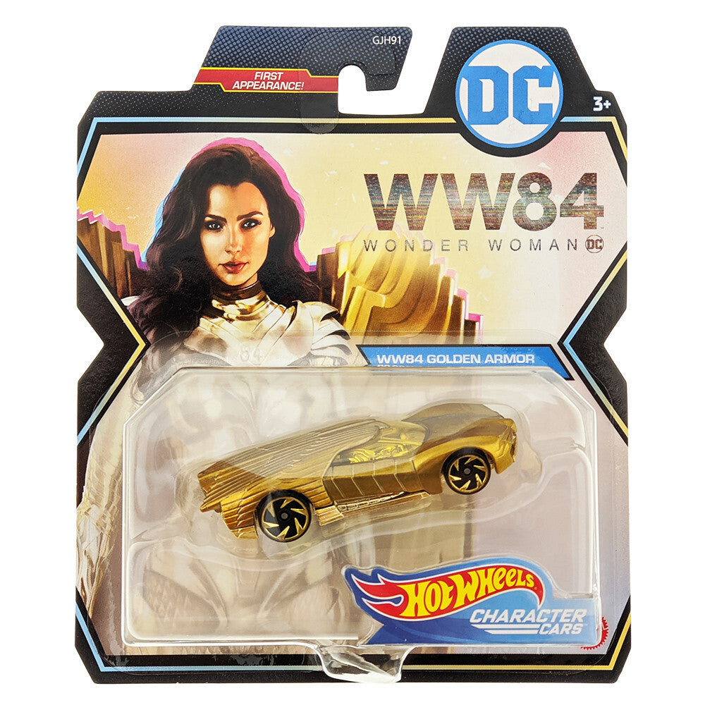 Hot Wheels DC Character Cars - WW84 Golden Armor Wonder Woman