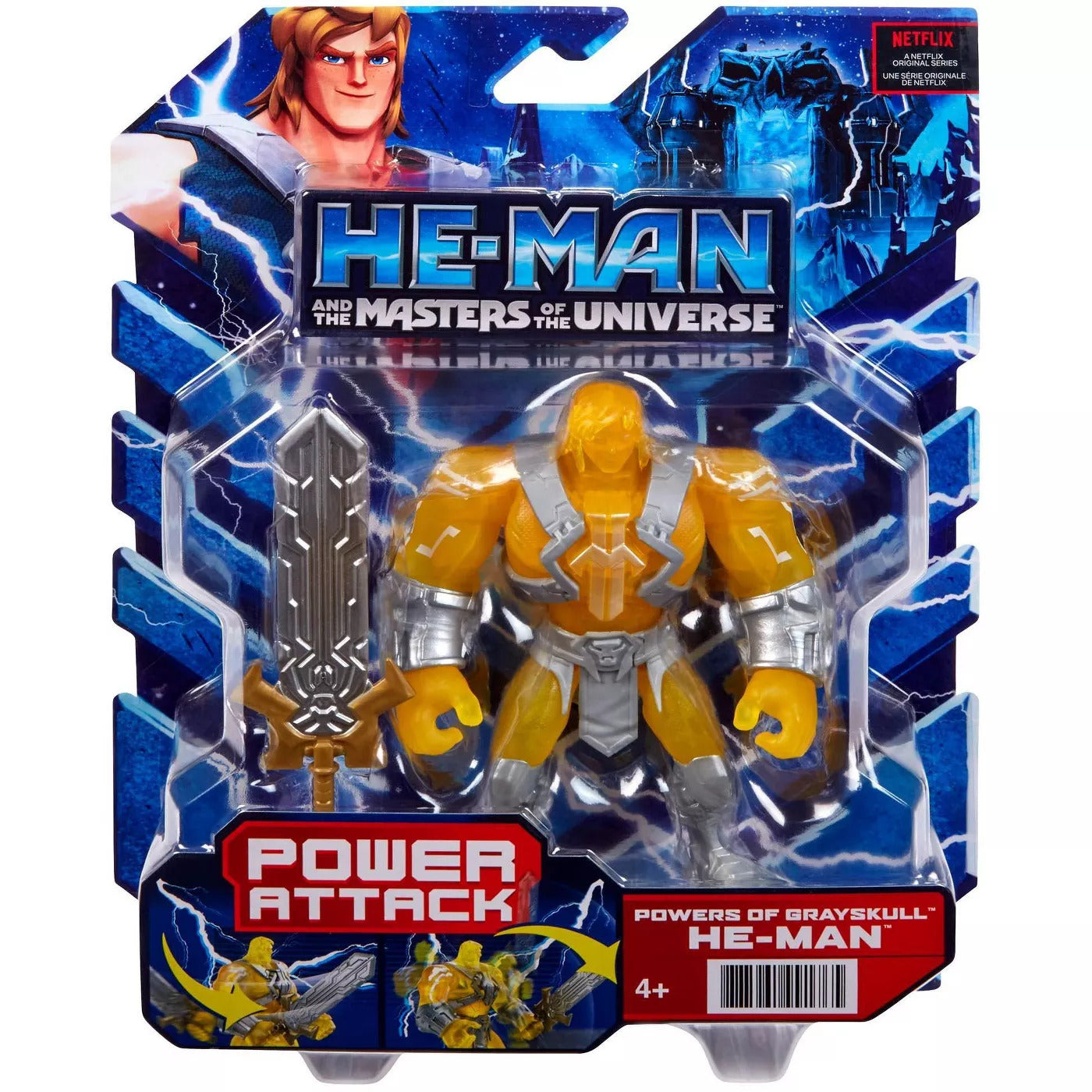 He Man Masters Of The Universe Power Attack Action Figure - He Man