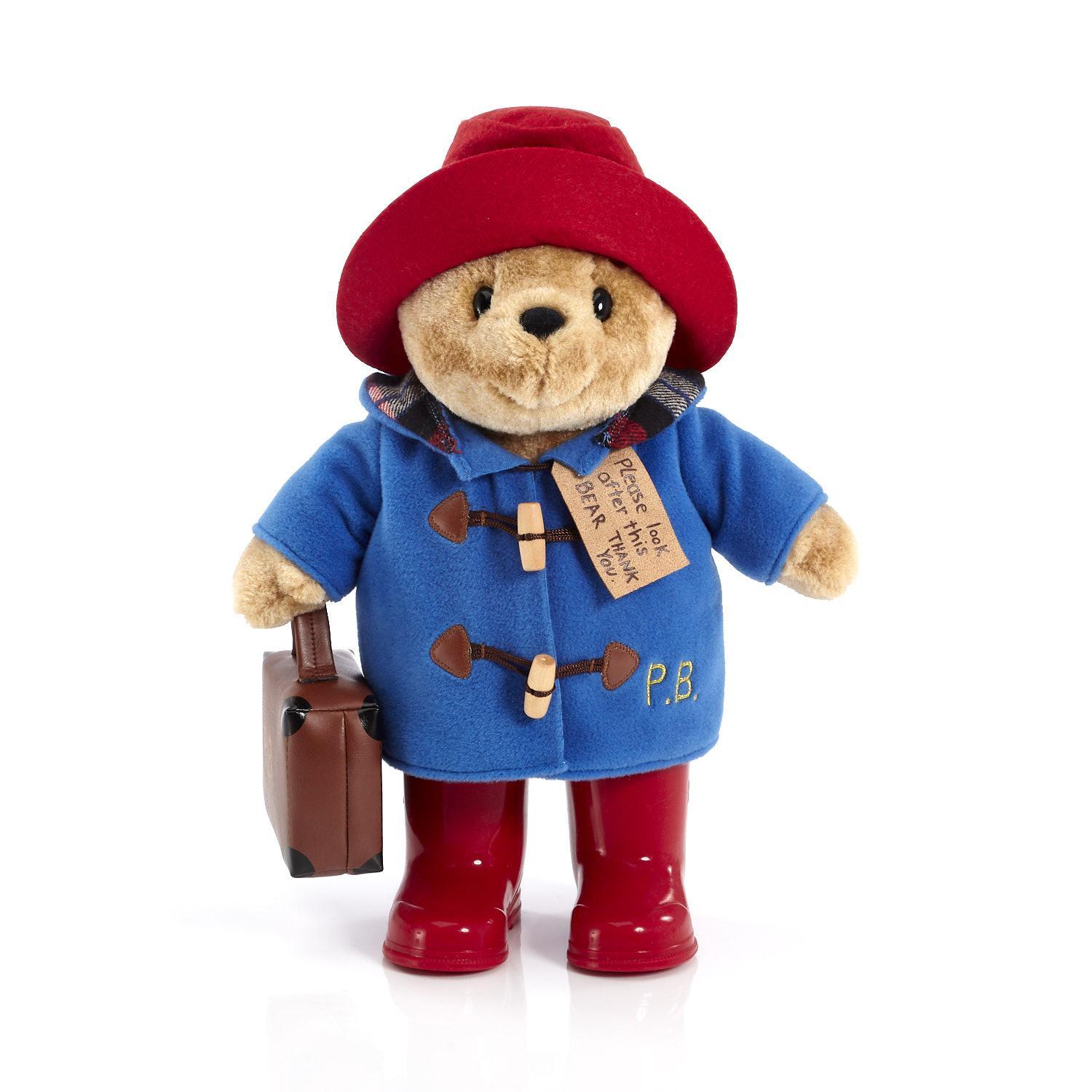 Paddington Bear 36cm Plush with Boots & Suitcase